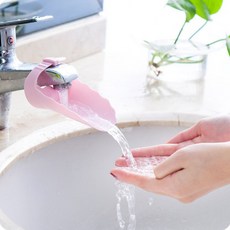 [5개 묶음] 수도꼭지 연장탭 연결탭 커버 세면대 세면대연장탭 B, 블루