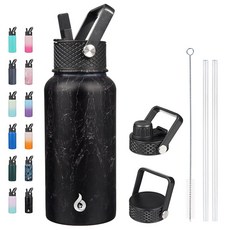 BJPKPK 파라코드 핸들 스테인리스 워터보틀 1478ml 아미그린 그외 각종 338533, 뉴-미드나잇, 1개