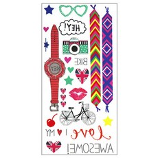 bmk KC인증 어린이 타투스티커 50종 귀여운 캐릭터 아동타투스티커, 1개, TC19