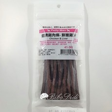 PettyMan 健康雞肉條 PTM 寵物狗零食，多種口味可選，雞肉、起司、牛羊鴨鮭魚, 60g, 1個, 雞肉