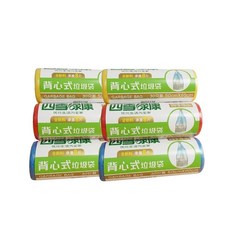 四雪家康 背心式垃圾袋 全新料承重8斤 30只裝 50cmX60cm, 6個, 15L