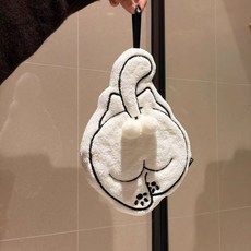 貓蛋擦手巾 可愛加厚擦手巾, 1個, 貓蛋擦手巾（白色1個）不帶標