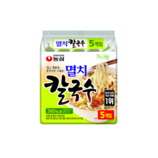 농심 멸치 칼국수, 490g, 2개