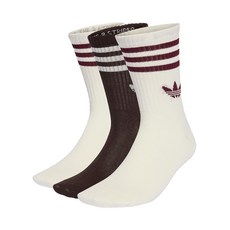 ADIDAS 3S CREW S 3P 運動長襪 (3入), 1個, KD8253(白酒紅),S