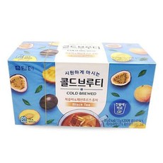 도라지차 담터 복숭아 딸기 콜드브루티 아이스티 시원한음료, 1