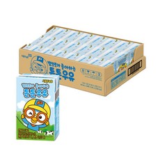 서울에프엔비 뽀로로가 좋아하는 튼튼 우유 140ml 24팩 어린이 멸균우유 스타배송, 24개