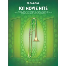 (영문도서)101 Movie Hits Trombone Sheet Music Songbook Instrumental Folio for All Levels I... Paperback, Hal Leonard Publishing Corp..., English, 9781495060694