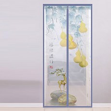 여름 마그네틱 스크린 문짝 커튼 모기 방지 곤충 파리 벌레 자동 클로징 메쉬 1, [00] A, [00] 90X220CM, 1개