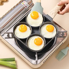 프라이팬 계란후라이팬 4구 에그팬 계란팬4구 K420, 상세 설명 참조, 단품, 색상