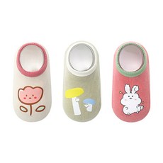 JoyBaby 3雙入 童襪 春夏卡通止滑兒童襪 寶寶襪子 嬰兒船襪 新生兒襪子 短筒棉襪