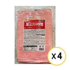 사조오양 불고기구이햄 1kg, 4개