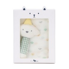 블루독베이비 WH구름 강아지 딸랑이 손수건 SET 45W70-BHD-05 190269