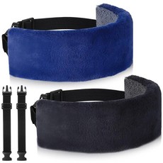 Xtinmee 수면 비행기 머리 받침대용 여행용 베개 2개 헤드 스트랩 베개 지원 밴드 자동차 연장 스트랩 2개(그레이 블랙) 129863 6669188901, 회색, 파란색 Xtinmee 129863 666918