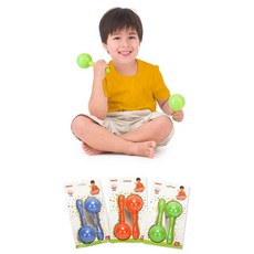 아기 연주회 악기놀이 마라카스 딸랑이 치발기딸랑이, 1개