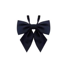 1+1+1리본타이 여성 여학생 JK 스쿨룩 단색 수제 나비 넥타이 공연 합창대회 교복 셔츠 행사용