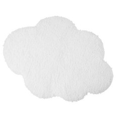 Cloud 2.5cm 안도에누이(&NE) 목욕 매트 화이트 가로 60cm×세로 43cm×두께 흡수