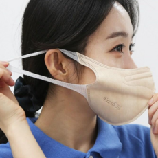 여름용 귀편한 귀통증방지 연예인 마스크 이지핏 성인 대형 합 50장, 5매입, 10개, 화이트