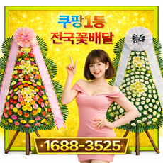 전국꽃배달 근조화환 축하화환 <당일3시간이내총알배송>, 3단 화환 - 초특가