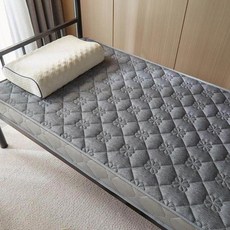 라텍스싱글매트리스 일인용침대매트 위생 소형 60 패드 손님용 이층침대 1인매트리스 쿠션 (색상 분류-라텍스매트리스 (꽃잎그레이6cm) 침대 사이즈 적용-70폭x190길이)