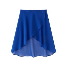 Tacherlia 여성용 발레 스커트 타이업 원피스 스커트 앞면은 짧고 뒷면은 긴 퍼플-레드 403854