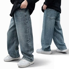 헬로가든 베이직와이드 청바지