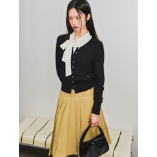 브랜드정품 제너럴아이디어 GENERALIDEA 시그니처 브이넥 가디건 BLACK WBE1L04508 252754