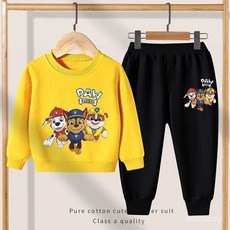 【台灣-出貨】汪汪队衣服儿童男童2022秋装卫衣卫裤新款洋气套装帅气春秋童装潮