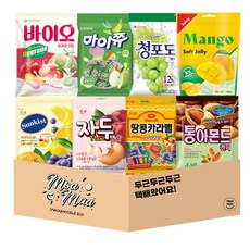 종합캔디세트 츄잉캔디 초콜릿 캔디, 1세트, 875g