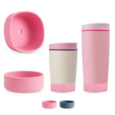 XANGNIER 2PCS Silicone Boot Protector for Owala Smooth Sip Slider Coffee Tumbler 12oz& 20oz Bottom, XANGNIER 2PCS Silicone Boot Pr