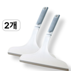 무만 물기제거 스퀴지 욕실 주방 미니 바닥 유리 1+1, 2개, 화이트