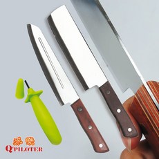 派樂料理達人鎢鋼合金刀雙刀/萬用磨刀器超值組 (平面刀 達人刀 鑽石鋼磨刀器) 好剁切料理菜刀切肉刀 金剛石磨刀器, 1個