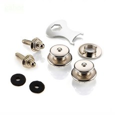 LOXX 吉他貝斯安全背帶釦LOXX-E-CHROME 鍍鉻 背帶扣 德製, 1個