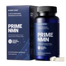 BONE SCIENCE Uthever NMN 및 프테로스틸벤 6-in-1 복합체 레스베라트롤 글루타티온 바이오페린 함유 - 건강한 세포 에너지를 위한 고순도 안정화 NAD+, 60, 1개