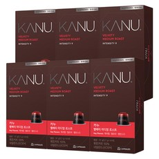 카누 벨베티 미디엄 로스트 네스프레소 호환 캡슐 커피, 5.7g, 10개입, 6개