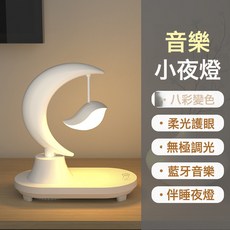 新年禮物氛圍燈臥室牀頭伴睡小夜燈創意禮品檯燈生日禮物閨蜜, TB-22S飛鳥-藍牙款:5W