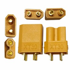 XT30커넥터 DC잭 드론 RC카 배터리 커넥터 전기자전거, 1개