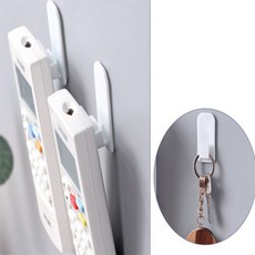 로빈샵 걸이 후크 2set 리모컨거치대, 2개, white