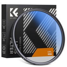 58mm CPL K&F Concept NANO-C HMC CPL 렌즈필터, 1개