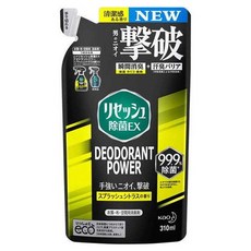 Kao 花王 RESET SHU EX 強效織物除臭劑 清爽柑橘香 補充包, 1個, 310ml