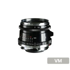 [정품등록이벤트 5만 포인트 3년 보증] 보이그랜더 ULTRON Vintage Line 28mm F2 Aspherical Type II VM 마운트 (라이카 M 호환) Black