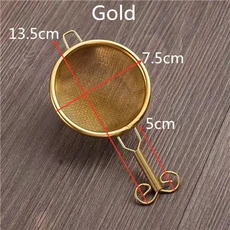 바 스트레이너 스프링 칵테일 스트레이너 스테인레스 스틸 디럭스 스트레이너 바 도구, 기타, 33 Gold