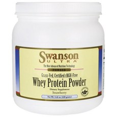 SWANSON 斯旺森 超乳清蛋白粉草莓, 1個, 420克