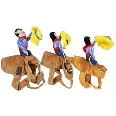 파파손군샵 코스튬 카우보이 강아지옷 산책복, S