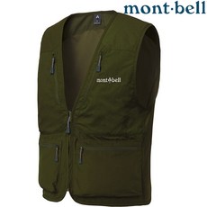 Mont-Bell Nature guide VT 男款多口袋背心 戶外透氣快乾多功能背心