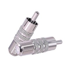 CNARIO 2개 F형 암수 RCA 암코엑시얼 케이블 오디오 어댑터 커넥터 TV 비디오 기기용