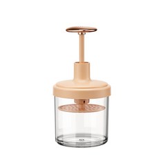 按壓回彈洗面乳起泡器, 1個, 粉色