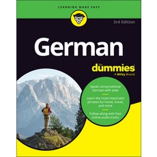 (영문도서) German for Dummies Paperback, English, 9781394321261