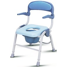 康揚保時潔 CC-5051 便盆沐浴椅，後掀扶手可調高摺疊設計, 藍色, 1個