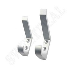 AL2단옷걸이 고정식행거 벽부착옷걸이, 2.대, 1개