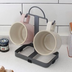 철제 머그컵 걸이 주방 수납 컵정리 머그잔 커피잔, 본상품